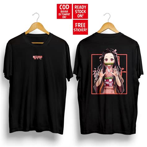 Jual Baju Kaos Nezuko Kamado Demon Slayer Kimetsu No Yaiba Zenitsu