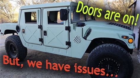 We Have An Issue Humvee X Doors Bedliner Paint And Installed