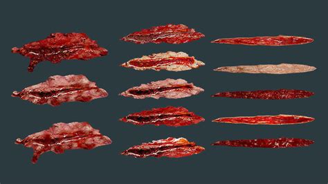 166 Horror Gore Sci Fi Seamless Pbr Textures Collection 01 Cgtrader