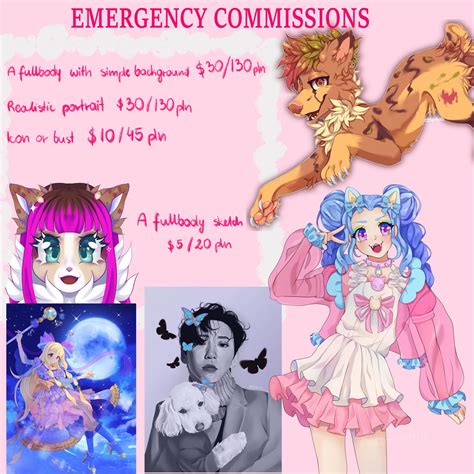 Very Emergency Commissions Open By Cattyflame On Deviantart