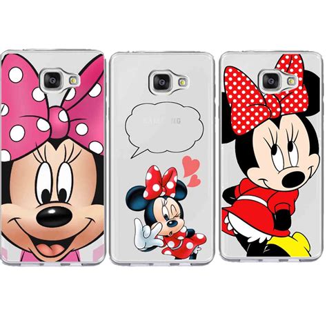 Cute Cartoon Funny Mickey Minnie Emoji Phone Cases Cover For Samsung