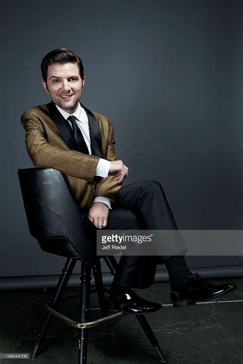 Actor Adam Scott Poses For People Magazine On November 4 2011 In Los