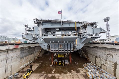 Awe Inspiring Images From Underneath A Well Worn Uss Nimitz The Navys Oldest Carrier