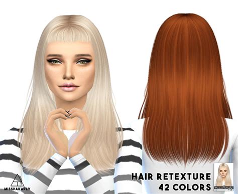 My Sims 4 Blog Sintiklia Eliza And Still Into You Hair Retexture By