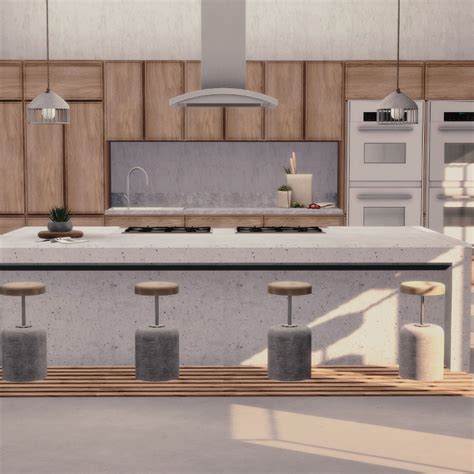 Feng Shui Inspired Styled By Milja Maison Sims 4 Kitchen Sims 4
