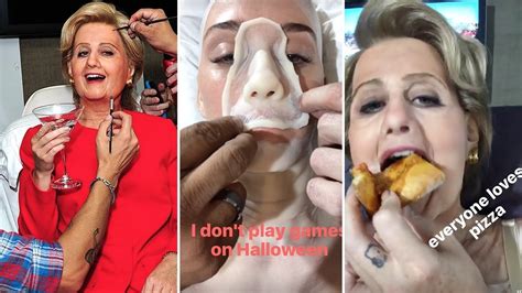 Katy Perry Gets Prosthetic Hillary Clinton Costume For Halloween Full