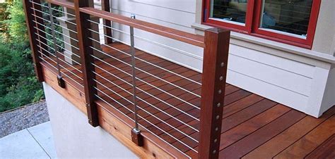 Wooden and concrete options available. Modern Deck and Deck Railing Ideas - Montreal Outdoor Living