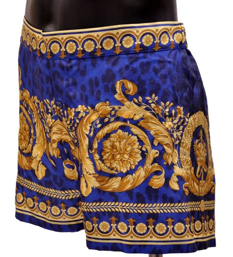 New Versace Barocco Printed 100 Silk Lounge Set At 1stdibs Versace