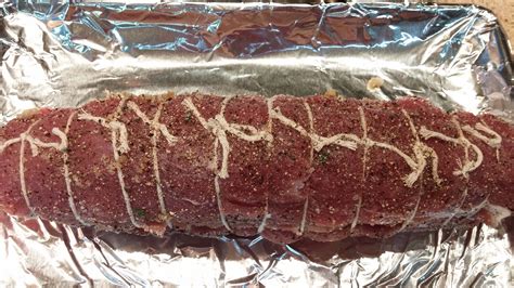 Carefully roll the fatty into a log then season the exterior with cajun seasoning; Stuffed Smoked Pork Tenderloin | Recipe | Smoked pork ...