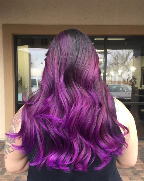 Awesome 45 Cool Purple Ombre Hair Ideas Trendy Contemporary Styling