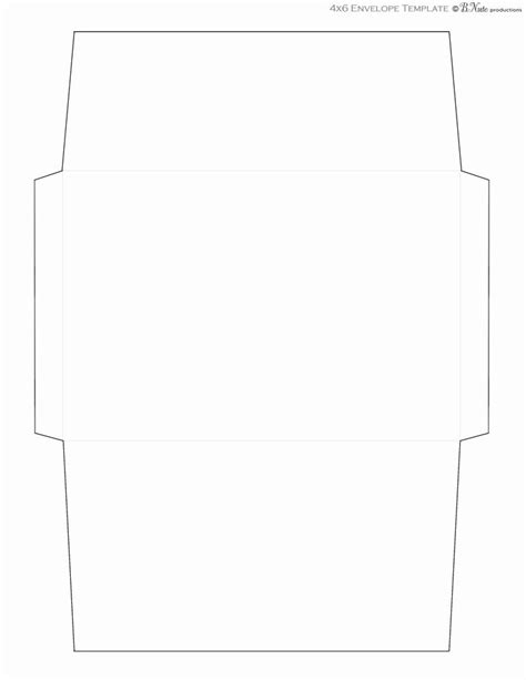 Envelope Template For 5x7 Card
