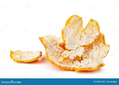 Peau De Fruit De Mandarine Photographie Stock Image 23441752