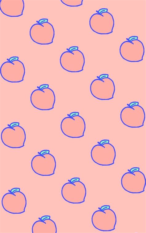 Peachy Peach Cute Pink Peach Wallpaper Pastel
