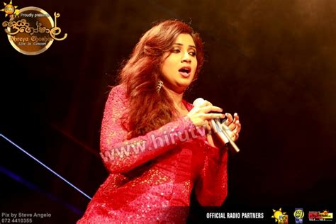 Hiru Tv Proudly Presents Shreya Goshal Live In Concert Sri Lanka