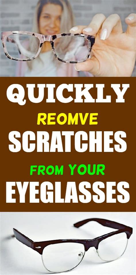 Easily Remove Scratches From Your Eyeglasses Eyeglasses Removescratches Eyeglass Cleaning