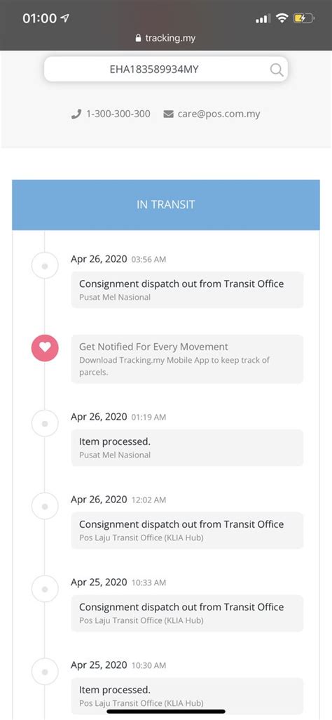 Dlm keadaan semasa pun dah memang banyak parcel yg sangkut atau lewat diproses di ipc klia yg menyebabkan penghantaran selanjutnya agak lewat. No Telefon Pos Laju Transit Office Klia Hub