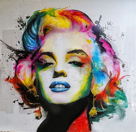 Hd Wallpaper Art Wall Marilyn Monroe Color Paint Decorative