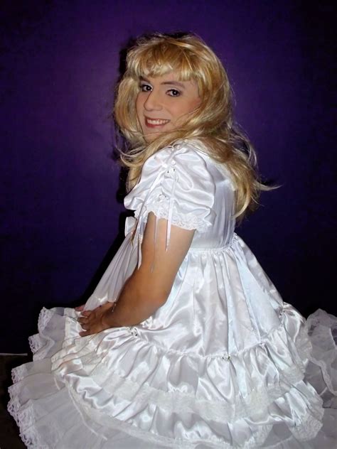 white sissy dress i feel so happy wearing this cute dress … sierraromeo88 flickr