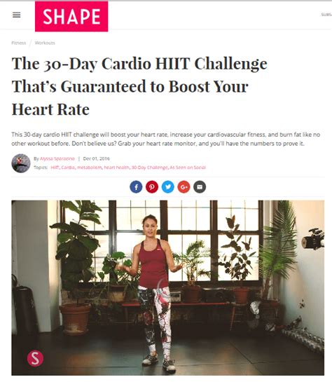 Hiit Cardio A 30 Day Challenge Lexington Athletic Club