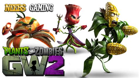 Plants Vs Zombies Garden Warfare 2 Plant Characters Youtube