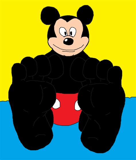 Printable Mickey Mouse Feet