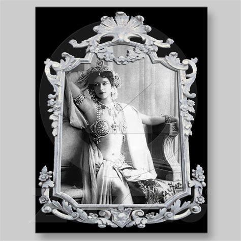 Mata Hari Postcard Zazzle Mata Hari Rare Historical Photos Vintage