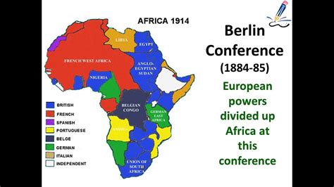 Map Of Africa After The Berlin Conference Topographic Map Of Usa With