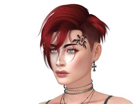 The Sims Resource Face Tattoo V1 Kayzrock91