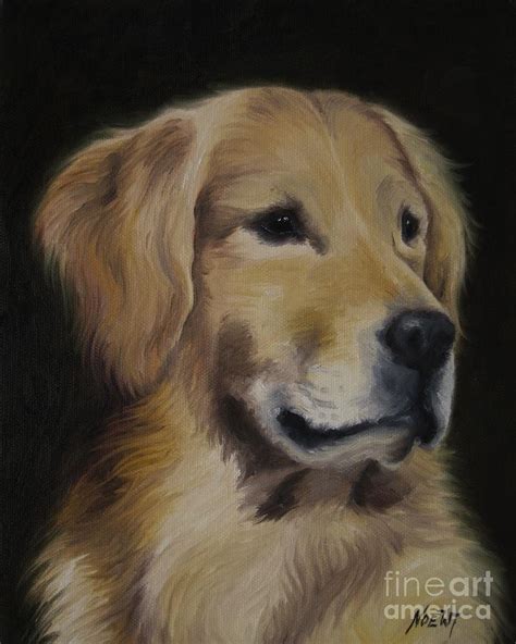 Golden Retriever Nr4 Painting By Jindra Noewi