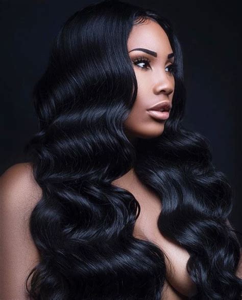 Black hair color is extremely versatile, with various shades ranging from midnight to cafe noir. Gorgeous weave hairstyles for black women - TOP 20 IN 2017