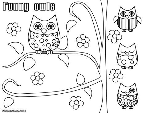 Owl Coloring Pages Coloring Pages To Download And Print
