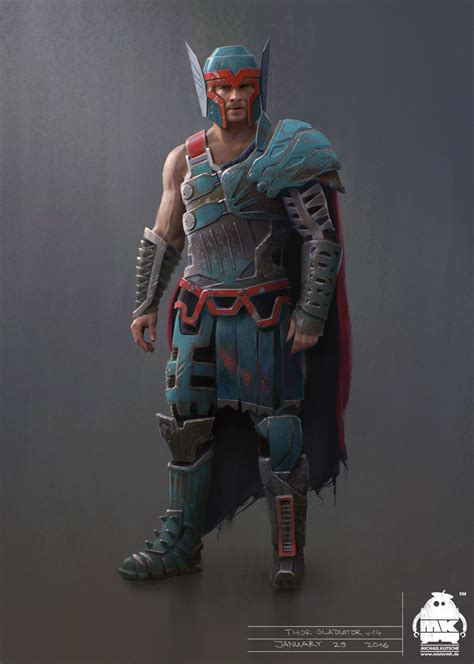 Thor Ragnarok Gladiator Thor Concept By Michaelkutsche