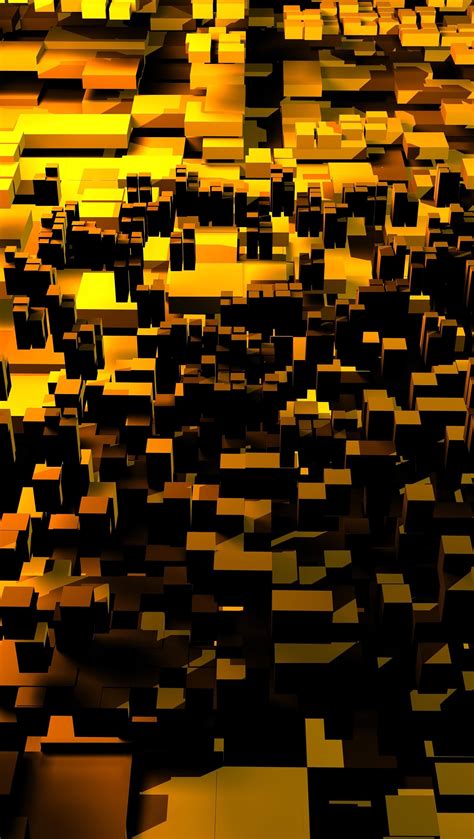 Some of the pictures look vintage and there are also those that feature abstract designs. 3D Golden abstract cubes Wallpaper 8k Ultra HD ID:3582