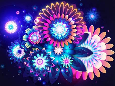 Cool Wallpaper For Girls Abstract Wallpaper Flower Wallpaper Neon