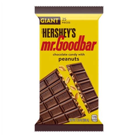Hersheys Mr Goodbar Chocolate With Peanuts Giant Candy Bar 25 Pieces