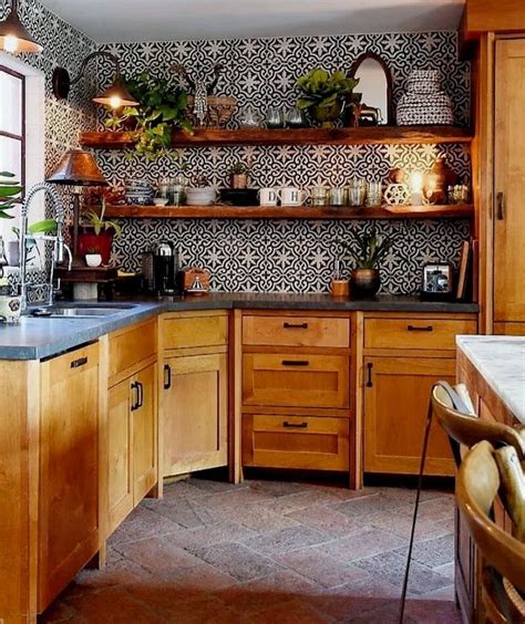 25 Colorful Boho Chic Kitchen Ideas To Decorate Your Room 00014 In 2020