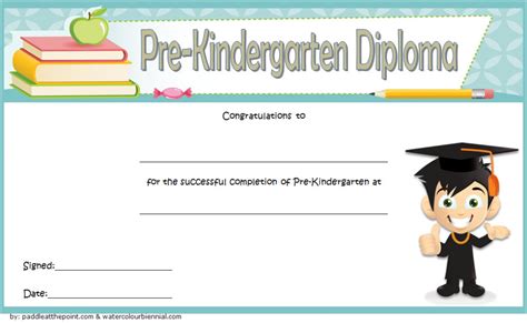 Pre K Diploma Certificate Editable 10 Great Templates For Worlds Best