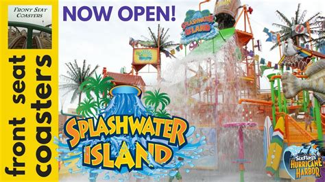 Splashwater Island Opens At Six Flags Hurricane Harbor Concord New