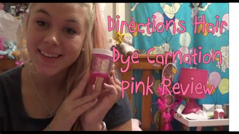 La Riché Directions Pink Carnation Hair Dye Review Youtube