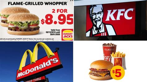 Best Mcdonalds Kfc And Hungry Jacks Deals This Week