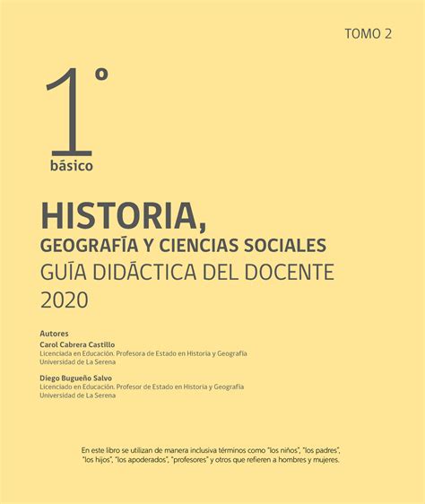 Historia Geografía Y Ciencias Sociales Guía Didáctica Del Docente