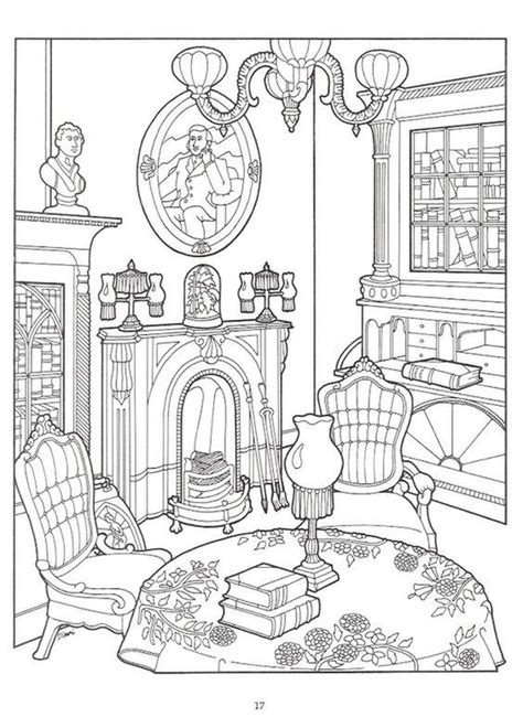 Find more victorian house coloring page free pictures from our search. the living room in Victorian house difficult coloring pages | Coloring Pages for Adults ...