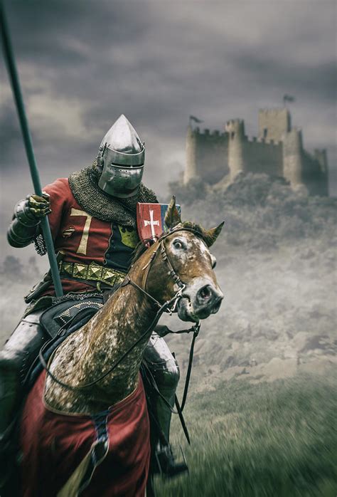 Middle Ages Knight Digital Art By Carlos Caetano Pixels
