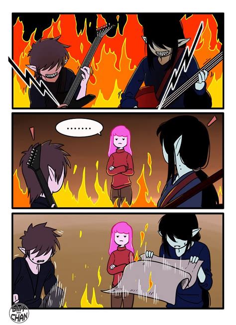 A Comic Strip With An Image Of Two People In Front Of A Fire And One