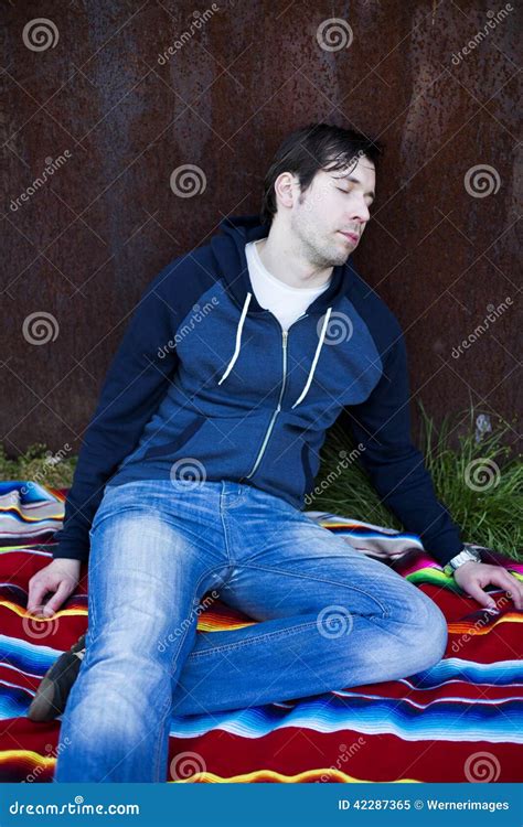 Man Passed Out Stock Image Image Of Outdoors Drunk 42287365