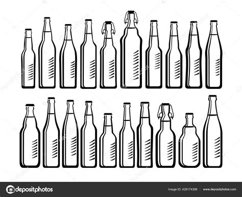 Sketsa botol / mewarnai gambar: Sketsa Botol Bir : Perusahaan bir selalu merilis minuman ...