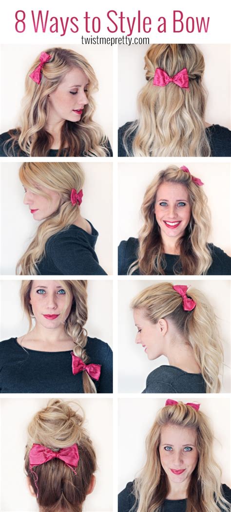 By adding extra layers, you also increase the amount of body. 8 Ways to Style a Bow - Twist Me Pretty