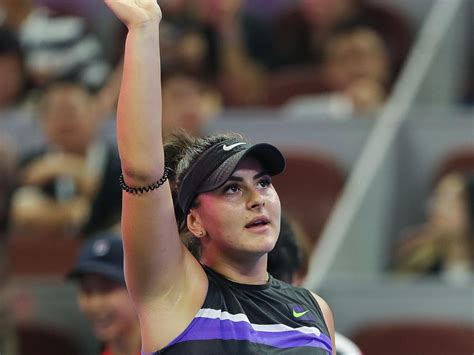 bianca andreescu instagram note tennis star brought to tears the courier mail