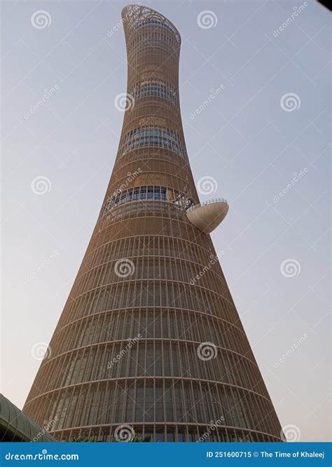 Aspire Tower Aka Torch Hotel In Doha Qatar Editorial Image Image Of