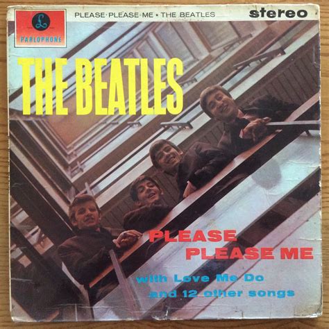 The Beatles Please Please Me 1963 Uk First Press Stereo Gold Label Lp Retro Grade Records